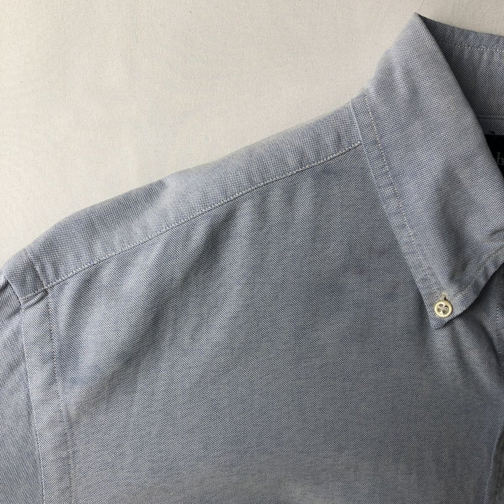 Ralph Lauren Classic Fit long sleeve button down shirt, men's size M cotton Blue type light blue Vintage Second Hand