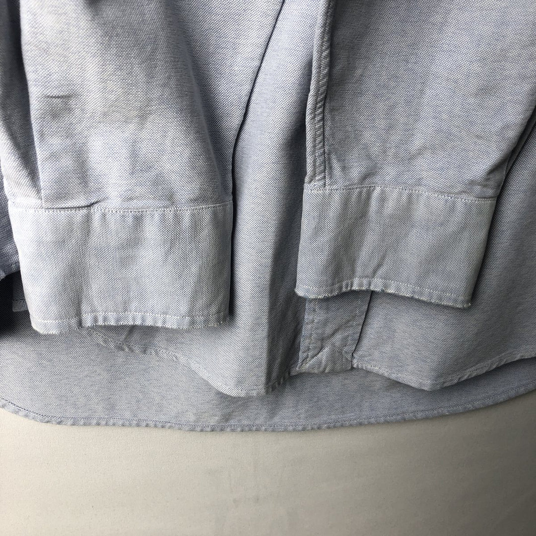 Ralph Lauren Classic Fit long sleeve button down shirt, men's size M cotton Blue type light blue Vintage Second Hand