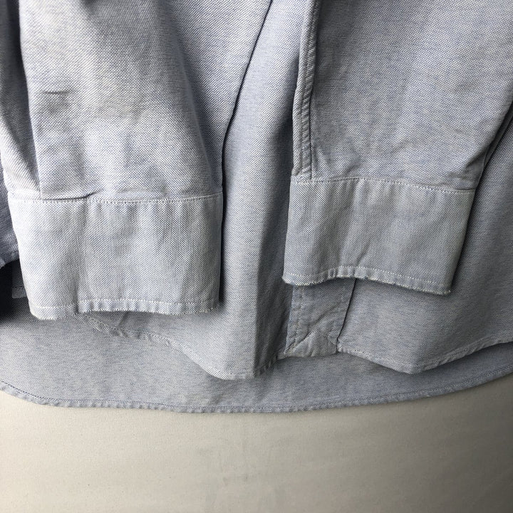 Ralph Lauren Classic Fit long sleeve button down shirt, men's size M cotton Blue type light blue Vintage Second Hand