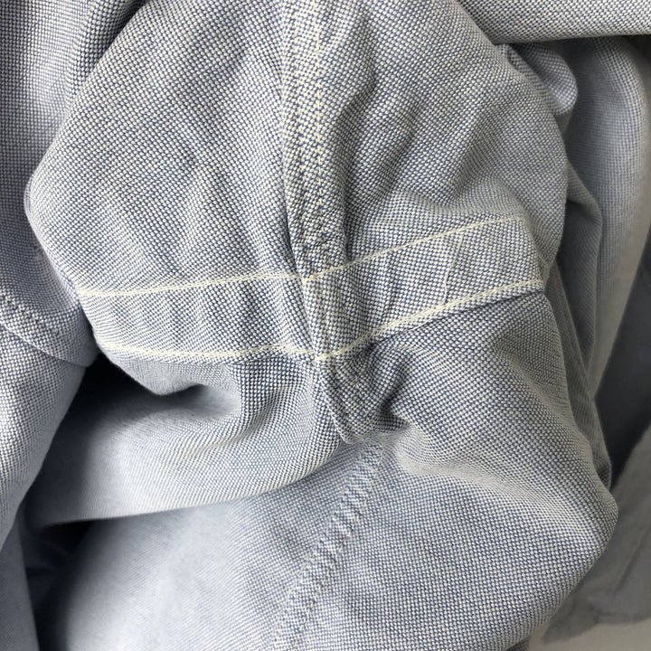 Ralph Lauren Classic Fit long sleeve button down shirt, men's size M cotton Blue type light blue Vintage Second Hand