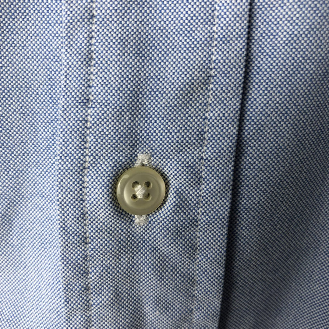 Ralph Lauren YARMOUTH long sleeve button down shirt, men's size L cotton Blue type light blue Vintage Second Hand
