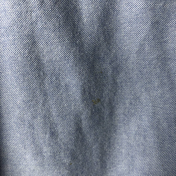 Ralph Lauren YARMOUTH long sleeve button down shirt, men's XL size cotton Blue type light blue Vintage Second Hand