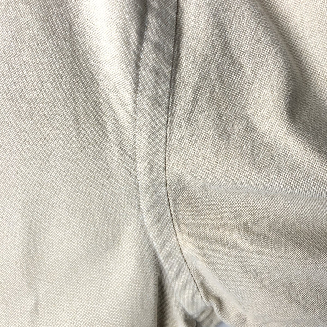 Ralph Lauren YARMOUTH long sleeve button down shirt, men's size L cotton Beige type Vintage Second Hand