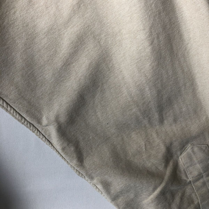 Ralph Lauren YARMOUTH long sleeve button down shirt, men's size L cotton Beige type Vintage Second Hand