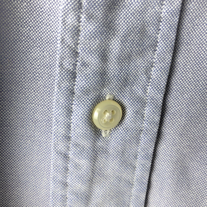 Ralph Lauren YARMOUTH long sleeve button down shirt, men's XL size cotton Blue type light blue Vintage Second Hand