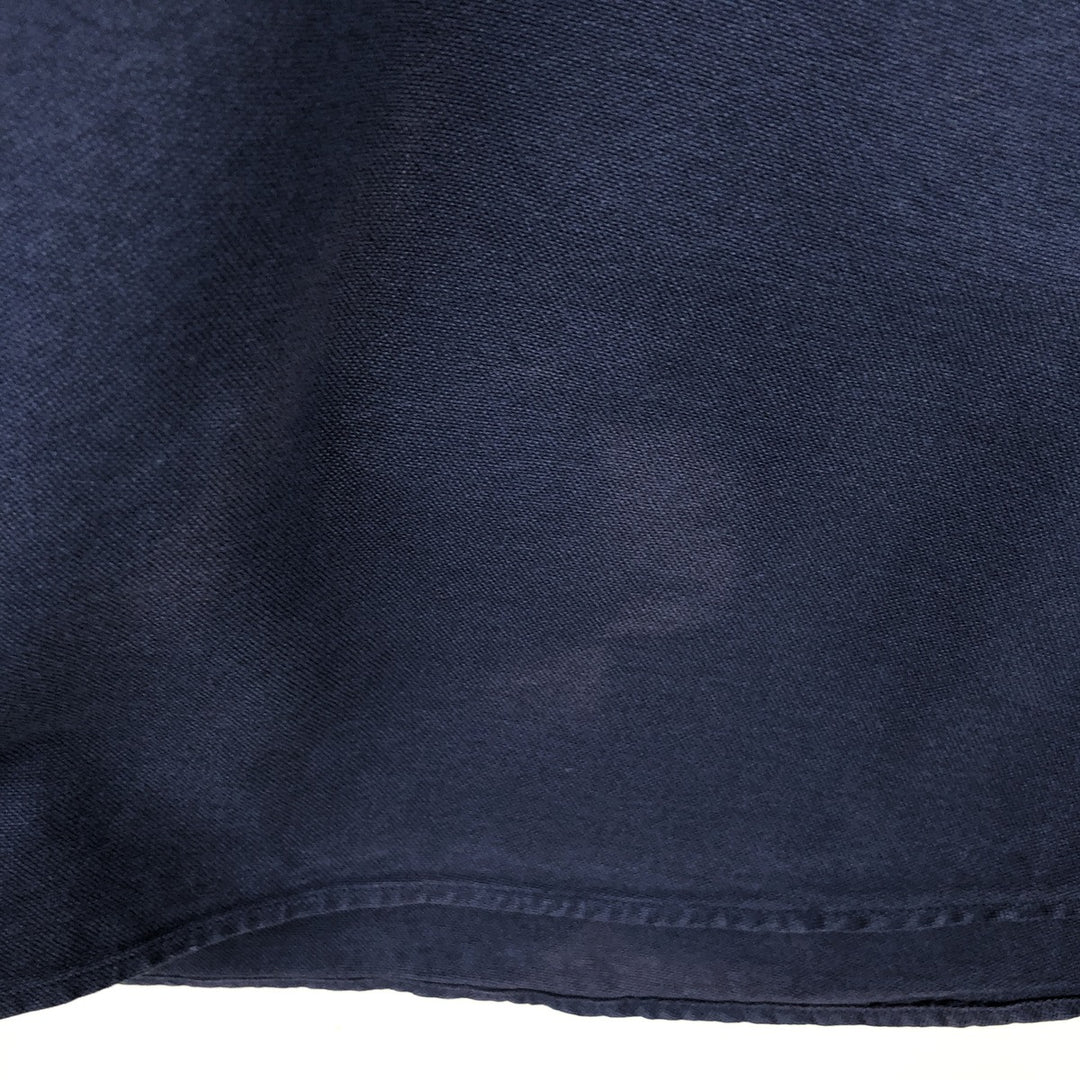 Ralph Lauren long sleeve button down shirt, men's XXL size cotton navy blue type Vintage Second Hand