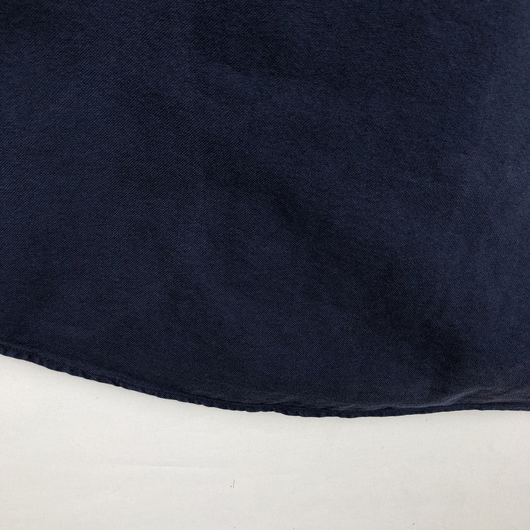 Ralph Lauren long sleeve button down shirt, men's XXL size cotton navy blue type Vintage Second Hand
