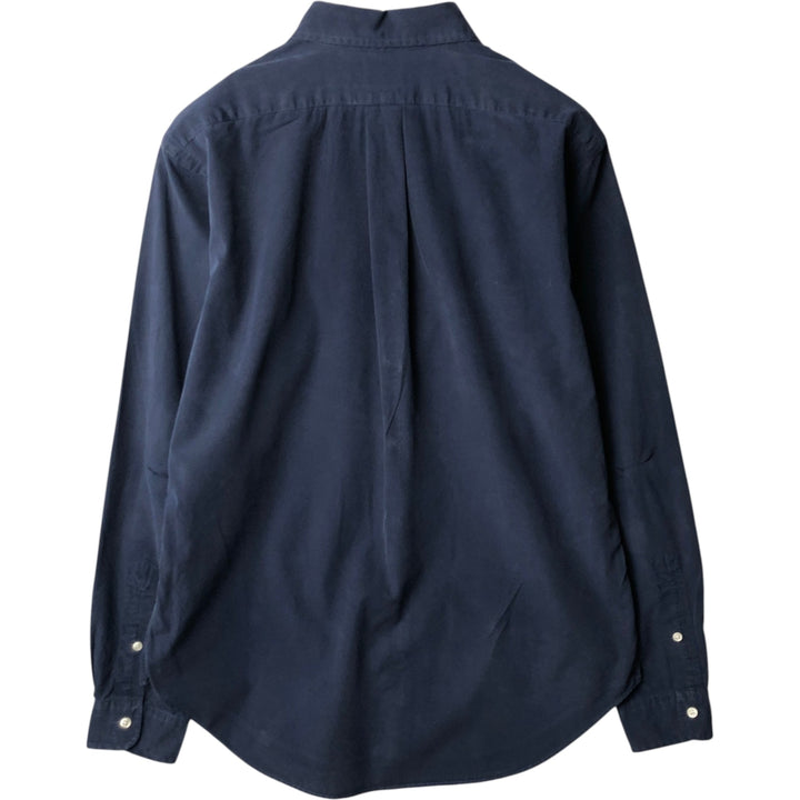 Ralph Lauren Classic Fit Long Sleeve Button Down Shirt Men's M cotton navy blue type Vintage Second Hand