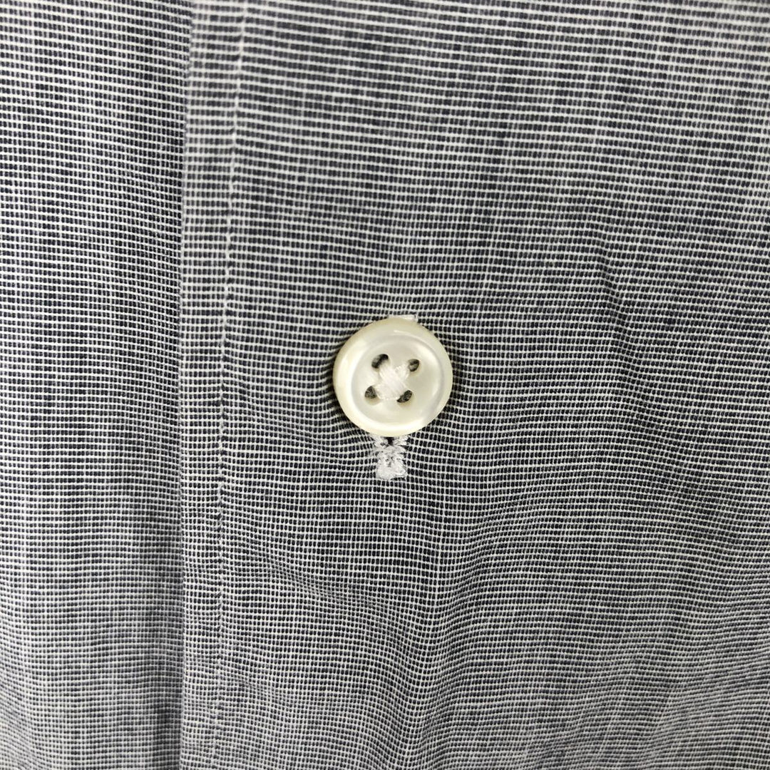 Ralph Lauren MARLOWE long-sleeved button-down shirt, men's size L cotton gray type Vintage Second Hand