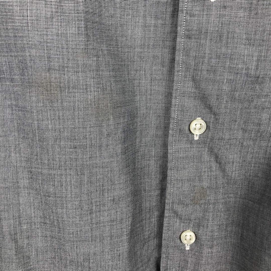 Ralph Lauren MARLOWE long-sleeved button-down shirt, men's size L cotton gray type Vintage Second Hand