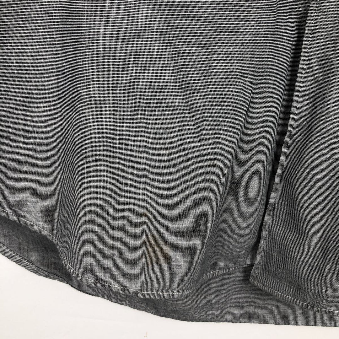 Ralph Lauren MARLOWE long-sleeved button-down shirt, men's size L cotton gray type Vintage Second Hand