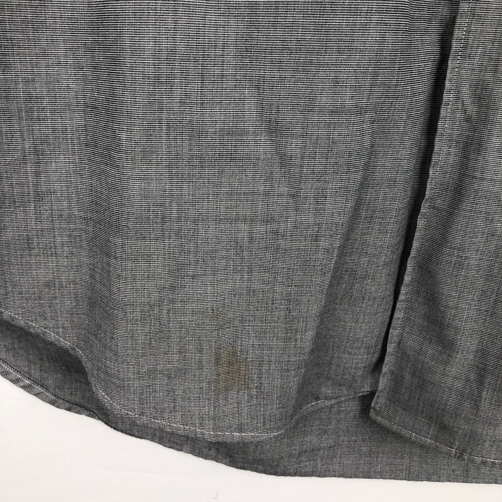 Ralph Lauren MARLOWE long-sleeved button-down shirt, men's size L cotton gray type Vintage Second Hand