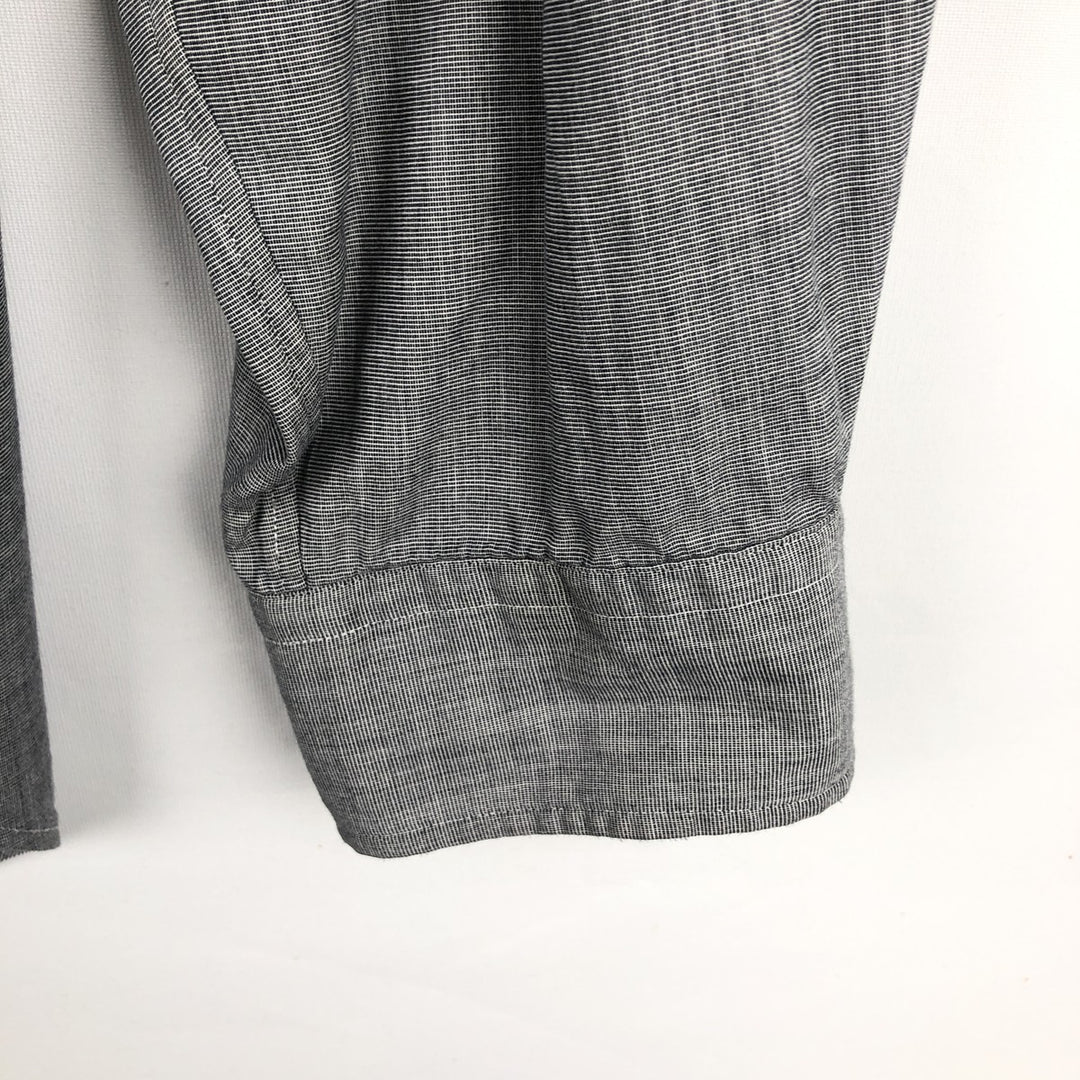Ralph Lauren MARLOWE long-sleeved button-down shirt, men's size L cotton gray type Vintage Second Hand