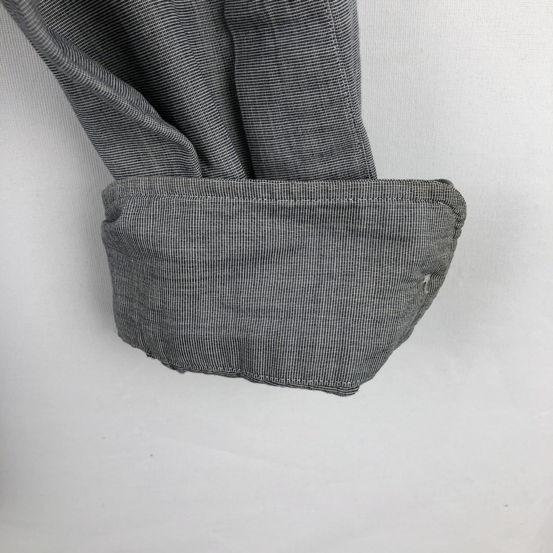Ralph Lauren MARLOWE long-sleeved button-down shirt, men's size L cotton gray type Vintage Second Hand