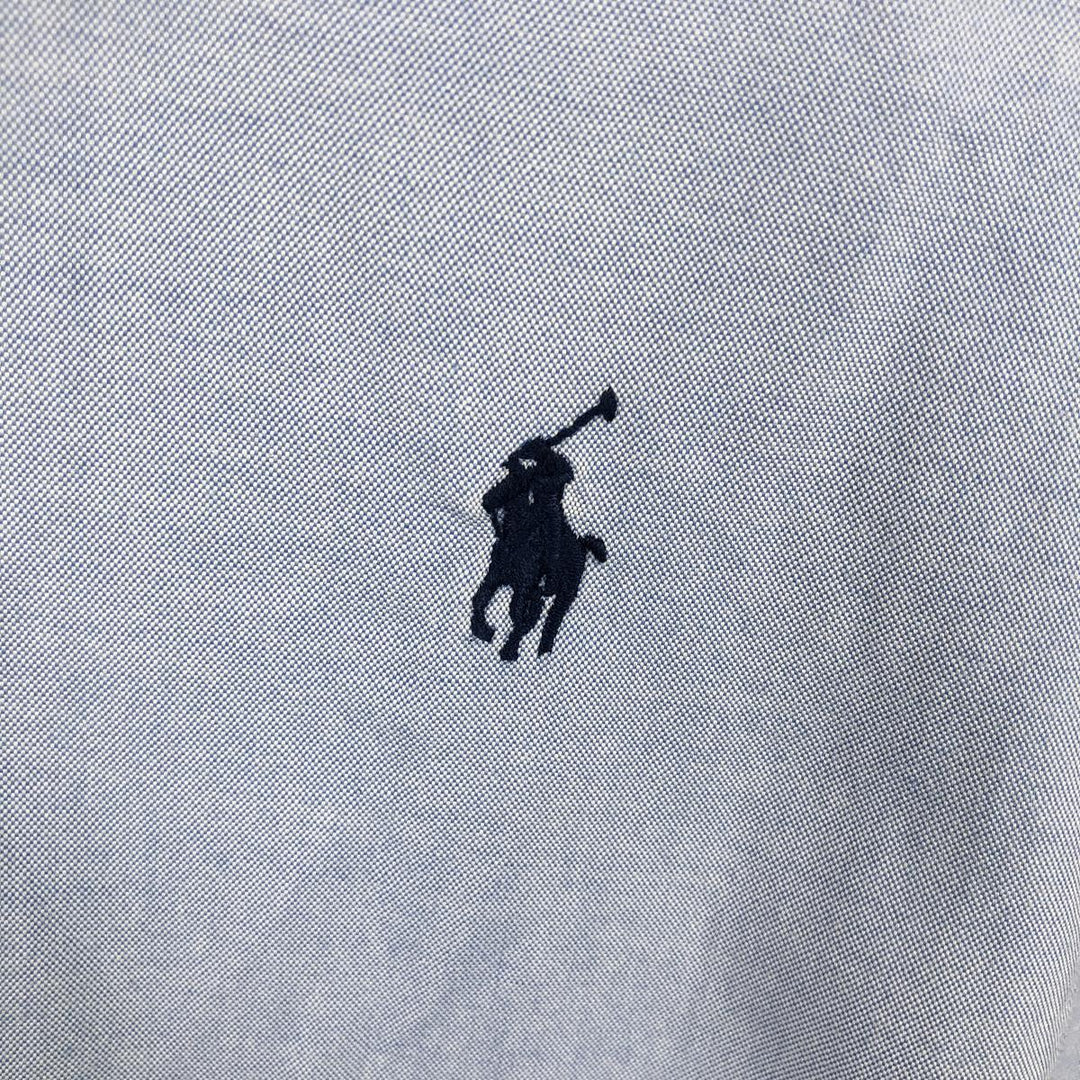 Ralph Lauren Classic Fit Long Sleeve Button Down Shirt, Men's Size L cotton blue type Vintage Second Hand