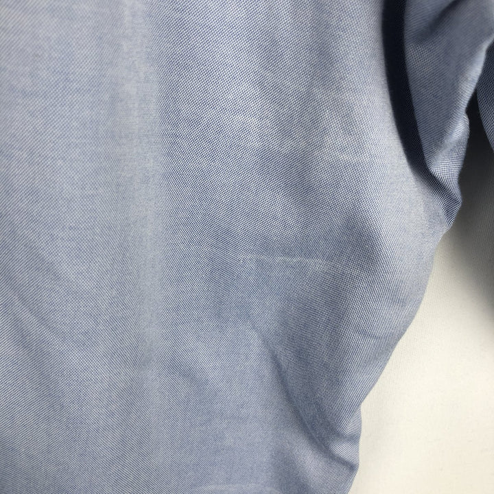 Ralph Lauren Classic Fit Long Sleeve Button Down Shirt, Men's Size L cotton blue type Vintage Second Hand