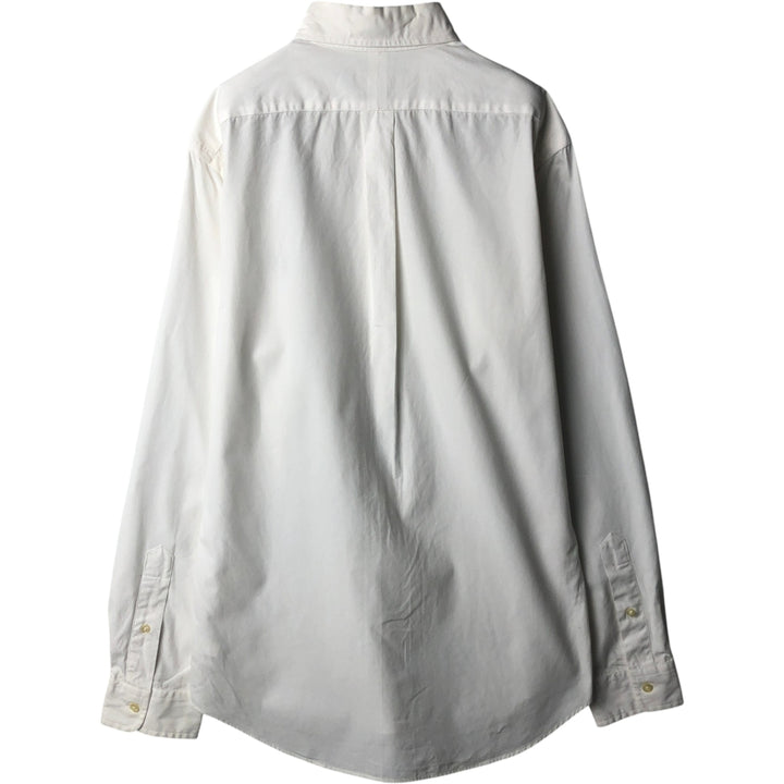 Ralph Lauren Slim Fit Long Sleeve Button-Down Shirt, Men's Size Medium cotton white type Vintage Second Hand