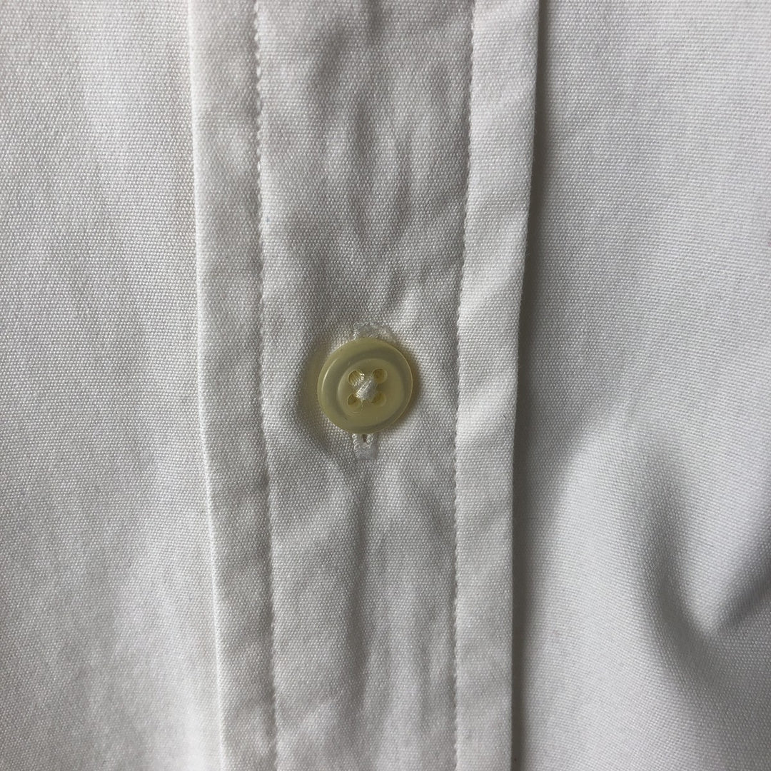 Ralph Lauren Slim Fit Long Sleeve Button-Down Shirt, Men's Size Medium cotton white type Vintage Second Hand