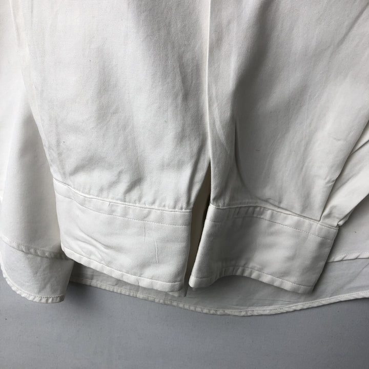 Ralph Lauren Slim Fit Long Sleeve Button-Down Shirt, Men's Size Medium cotton white type Vintage Second Hand