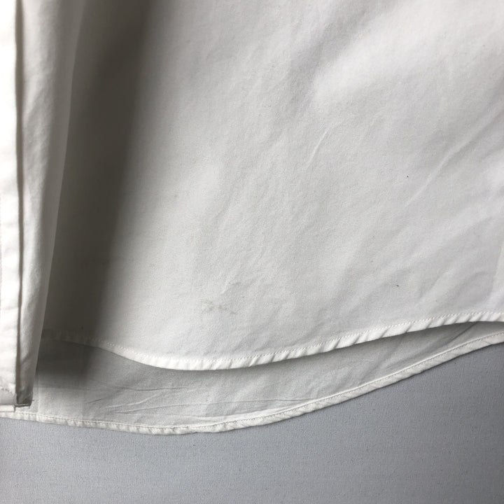 Ralph Lauren Slim Fit Long Sleeve Button-Down Shirt, Men's Size Medium cotton white type Vintage Second Hand