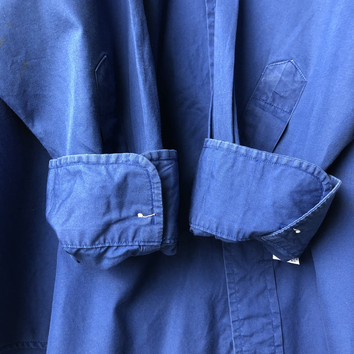 Ralph Lauren long sleeve button down shirt, men's size L cotton blue type Vintage Second Hand