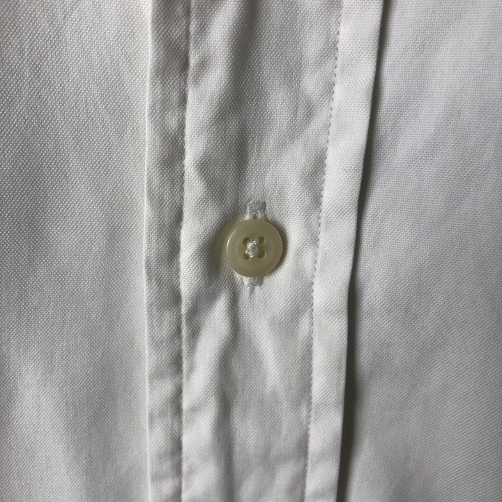 Ralph Lauren Classic Fit Long Sleeve Button Down Shirt, Men's Size L cotton white type Vintage Second Hand