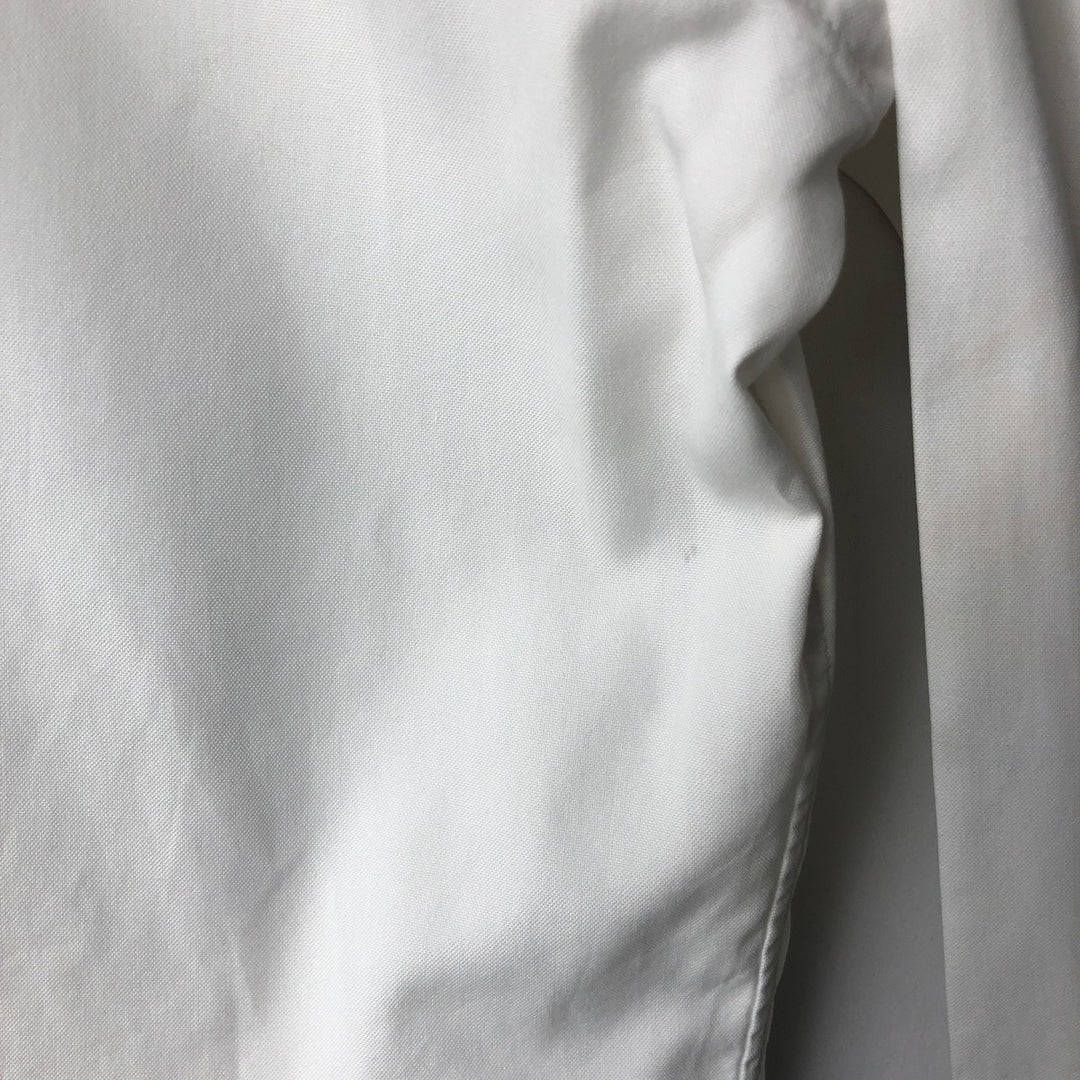 Ralph Lauren Classic Fit Long Sleeve Button Down Shirt, Men's Size L cotton white type Vintage Second Hand