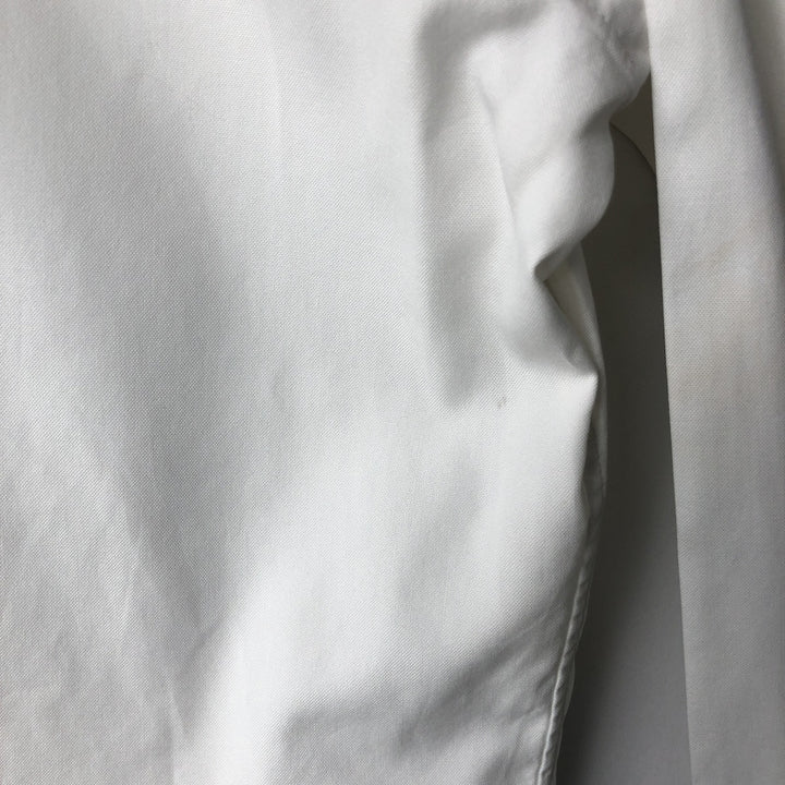 Ralph Lauren Classic Fit Long Sleeve Button Down Shirt, Men's Size L cotton white type Vintage Second Hand