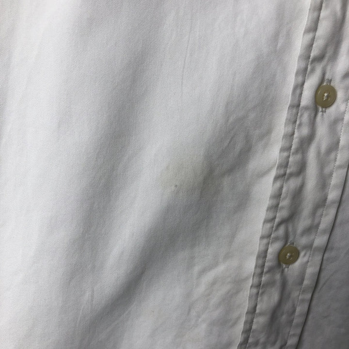 Ralph Lauren Classic Fit Long Sleeve Button Down Shirt, Men's Size L cotton white type Vintage Second Hand