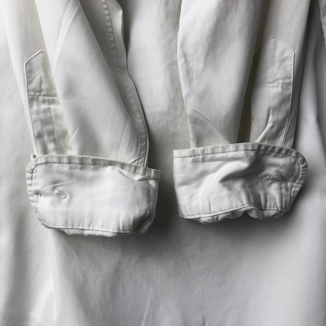 Ralph Lauren Classic Fit Long Sleeve Button Down Shirt, Men's Size L cotton white type Vintage Second Hand