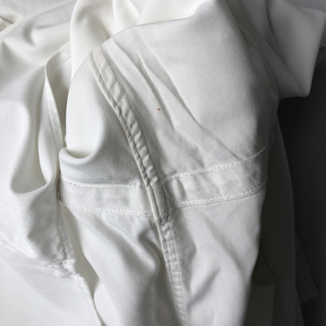Ralph Lauren Classic Fit Long Sleeve Button Down Shirt, Men's Size L cotton white type Vintage Second Hand