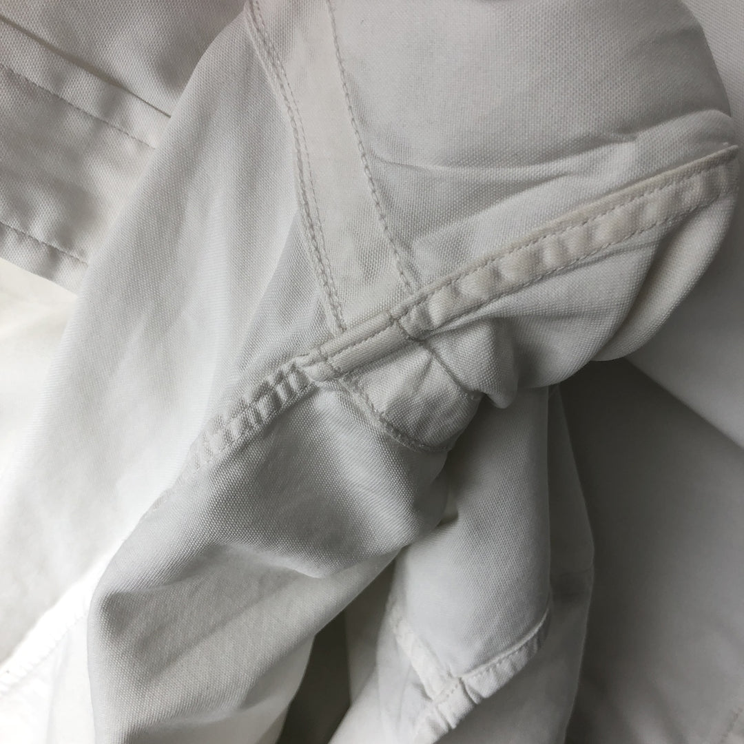 Ralph Lauren Classic Fit Long Sleeve Button Down Shirt, Men's Size L cotton white type Vintage Second Hand