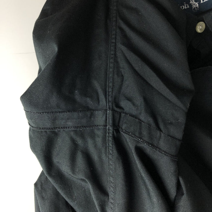 Ralph Lauren Classic Fit Long Sleeve Button Down Shirt Men's M cotton black type Vintage Second Hand