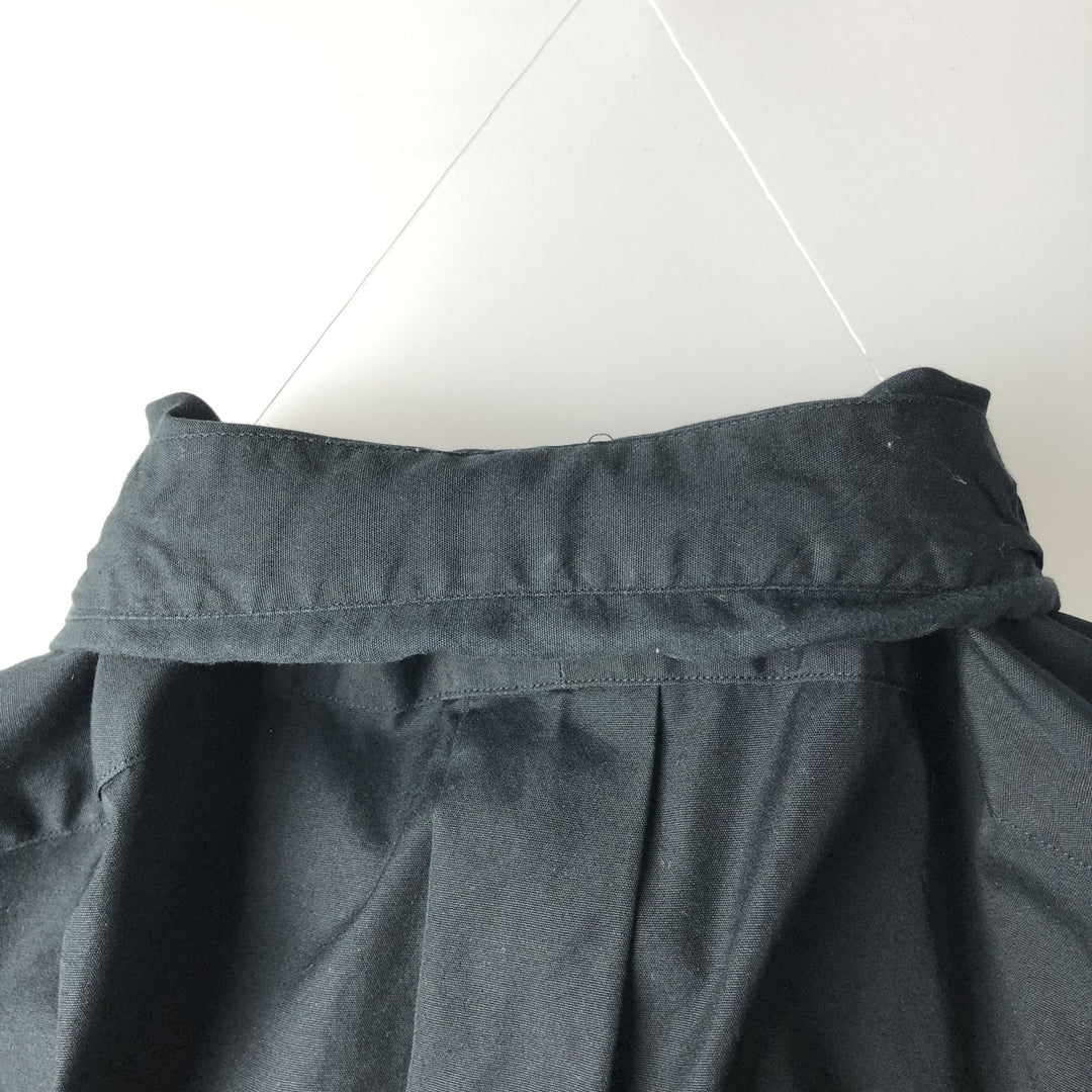 Ralph Lauren Classic Fit Long Sleeve Button Down Shirt Men's M cotton black type Vintage Second Hand