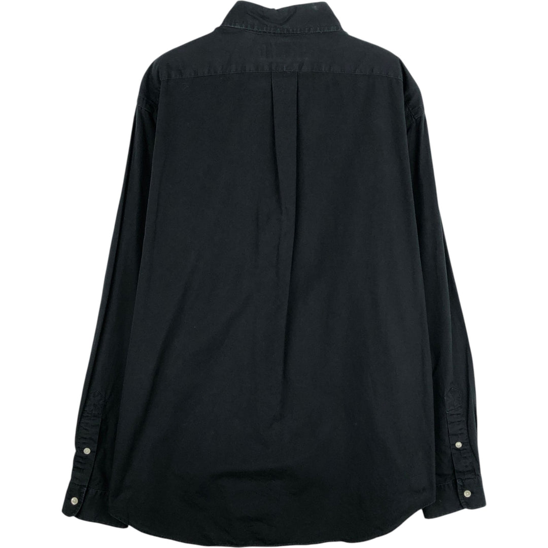 Ralph Lauren Classic Fit Long Sleeve Button Down Shirt, Men's Size L cotton black type Vintage Second Hand