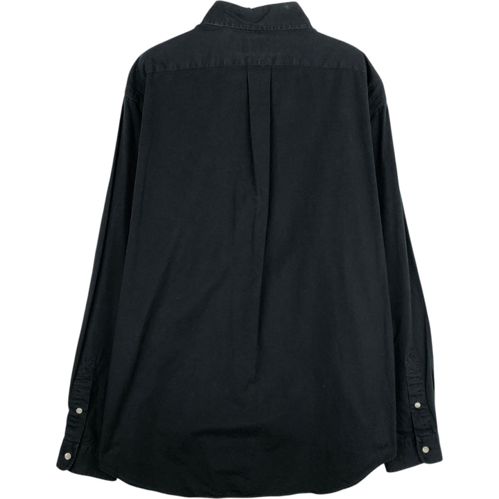 Ralph Lauren Classic Fit Long Sleeve Button Down Shirt, Men's Size L cotton black type Vintage Second Hand