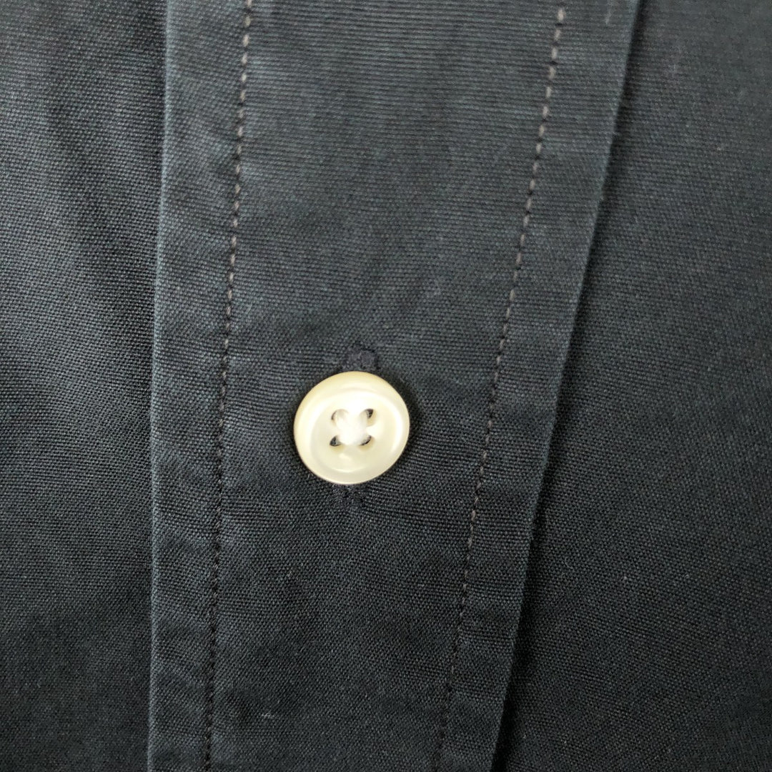 Ralph Lauren Classic Fit Long Sleeve Button Down Shirt, Men's Size L cotton black type Vintage Second Hand