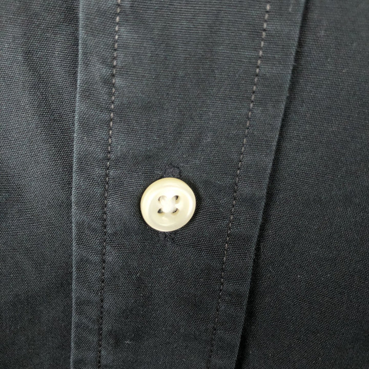 Ralph Lauren Classic Fit Long Sleeve Button Down Shirt, Men's Size L cotton black type Vintage Second Hand