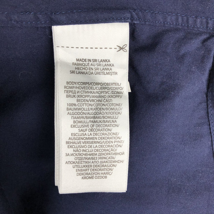 Ralph Lauren long sleeve button down shirt, men's XL size cotton navy blue type Vintage Second Hand