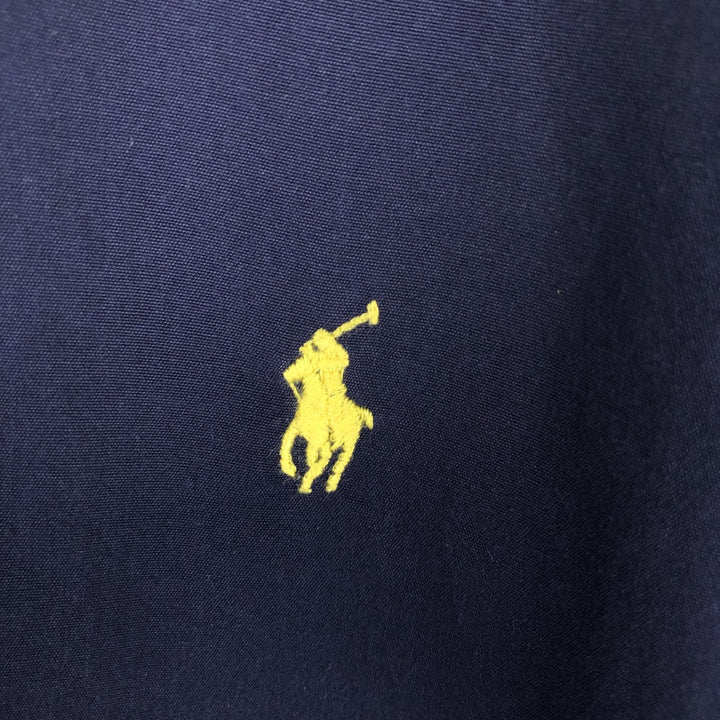 Ralph Lauren long sleeve button down shirt, men's XL size cotton navy blue type Vintage Second Hand
