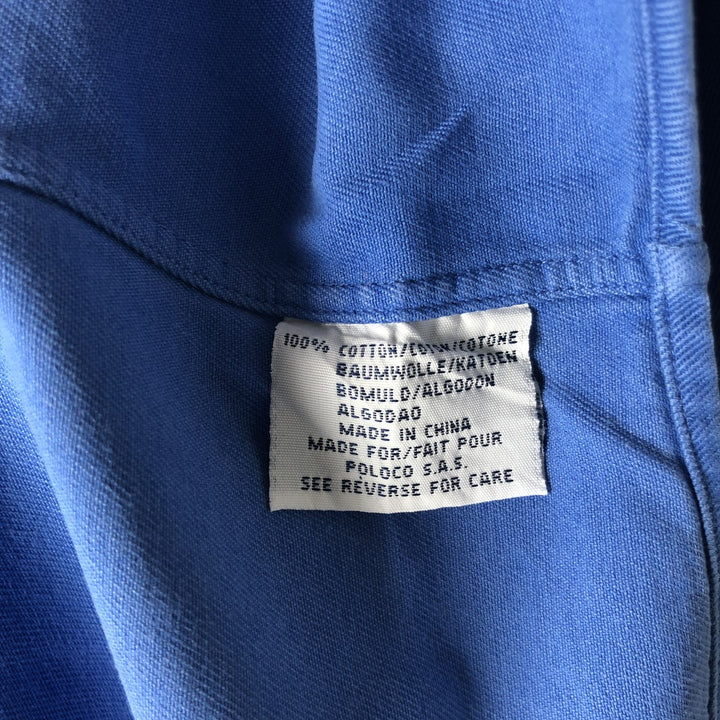 Ralph Lauren POLO by Ralph Lauren BLAKE Long-Sleeve Button-Down Shirt, Men's Size XL (approx.) cotton blue type Vintage Second Hand