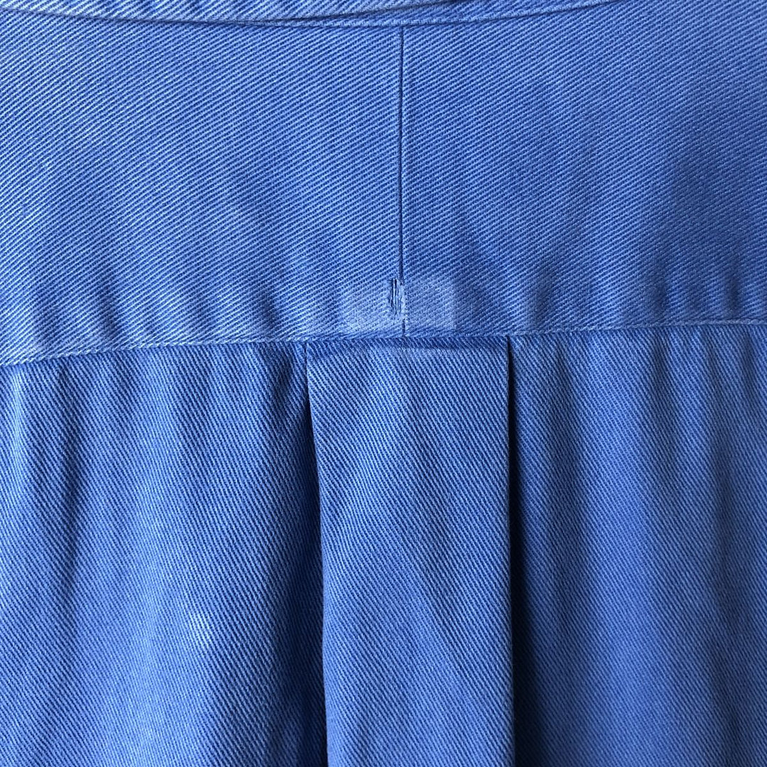 Ralph Lauren POLO by Ralph Lauren BLAKE Long-Sleeve Button-Down Shirt, Men's Size XL (approx.) cotton blue type Vintage Second Hand