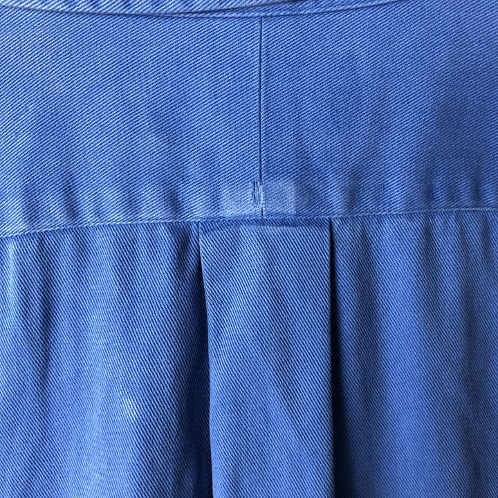 Ralph Lauren POLO by Ralph Lauren BLAKE Long-Sleeve Button-Down Shirt, Men's Size XL (approx.) cotton blue type Vintage Second Hand