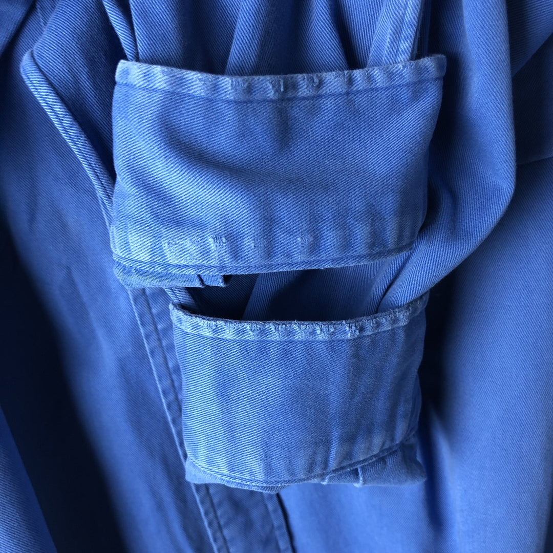 Ralph Lauren POLO by Ralph Lauren BLAKE Long-Sleeve Button-Down Shirt, Men's Size XL (approx.) cotton blue type Vintage Second Hand
