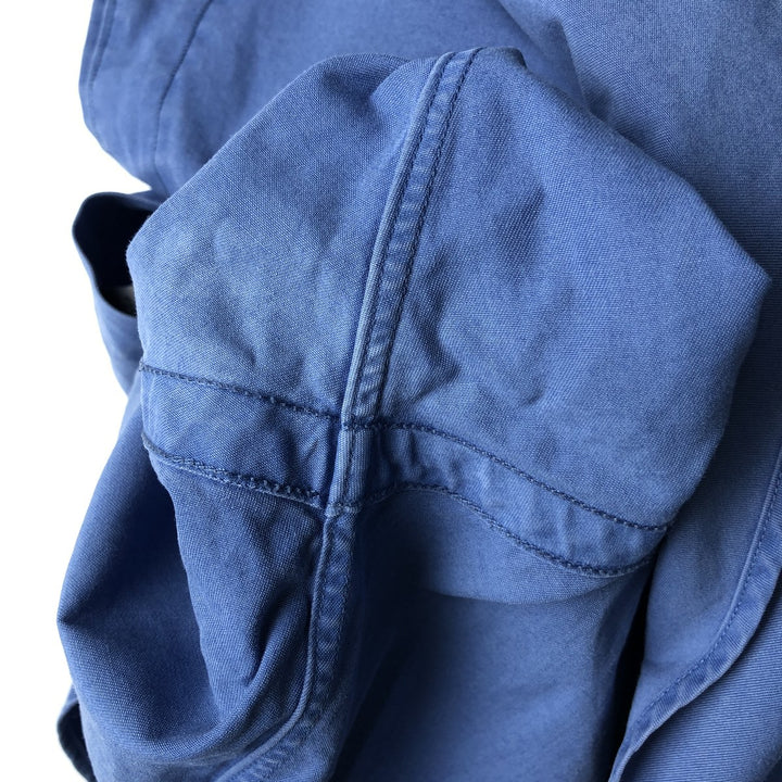 Ralph Lauren long sleeve button down shirt, men's XL size cotton blue type Vintage Second Hand