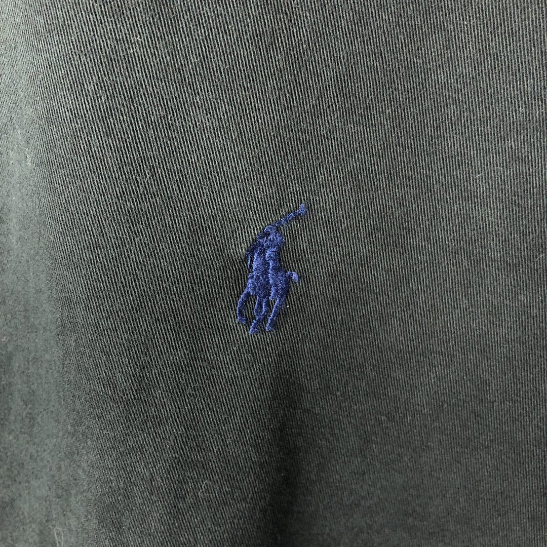 Ralph Lauren POLO by Ralph Lauren long sleeve button down shirt, men's XL size cotton black type Vintage Second Hand