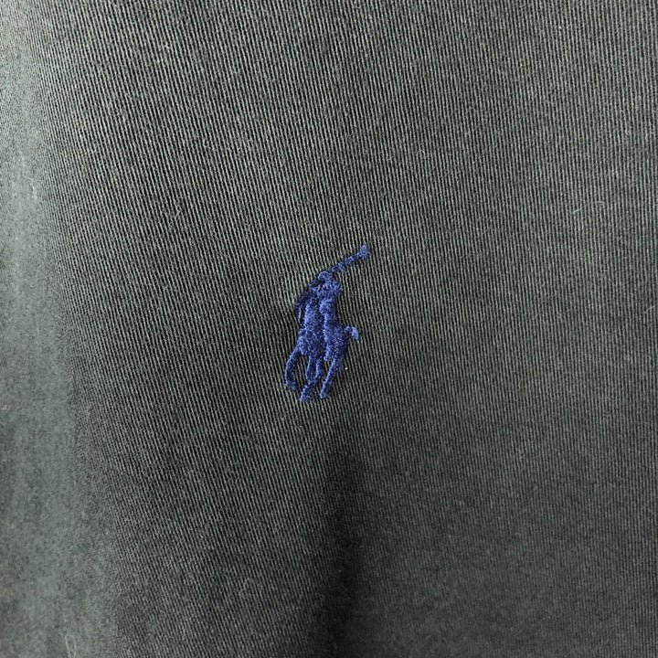 Ralph Lauren POLO by Ralph Lauren long sleeve button down shirt, men's XL size cotton black type Vintage Second Hand