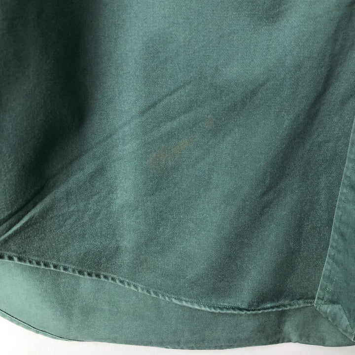 Ralph Lauren BLAKE long sleeve button down shirt, men's size L cotton green type Vintage Second Hand