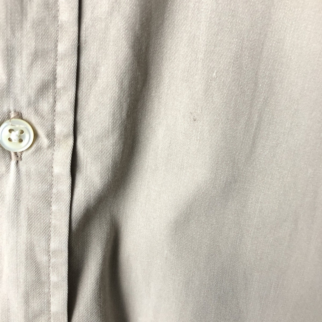 Ralph Lauren BLAKE long sleeve button down shirt, men's size L cotton Beige type Vintage Second Hand
