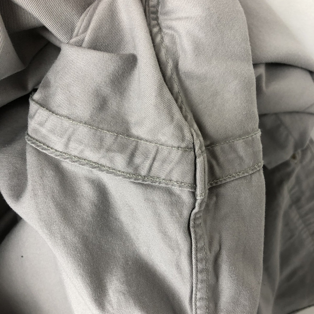 Ralph Lauren CUSTOM FIT long sleeve button down shirt, men's XL size cotton gray type Vintage Second Hand
